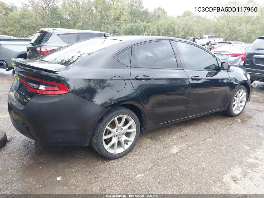 2013 DODGE DART VIN 1C3CDFBA5DD117960 — фото 4