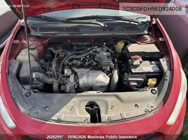 2014 DODGE DART VIN 1C3CDFDH9ED924008 — фото 10