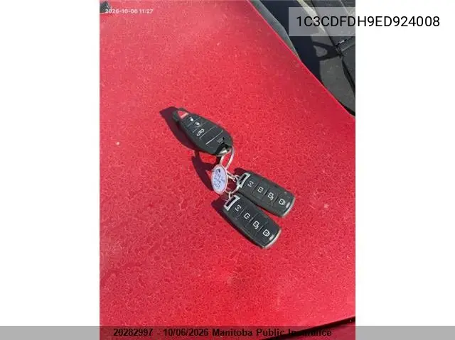 2014 DODGE DART VIN 1C3CDFDH9ED924008 — фото 11