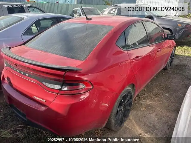 2014 DODGE DART VIN 1C3CDFDH9ED924008 — фото 4