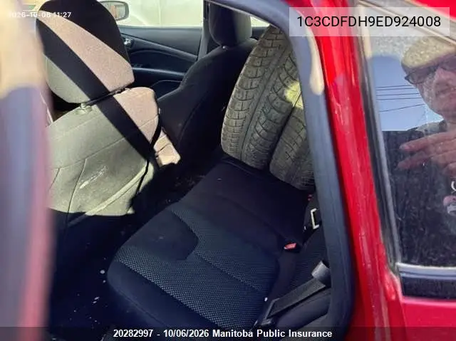 2014 DODGE DART VIN 1C3CDFDH9ED924008 — фото 8