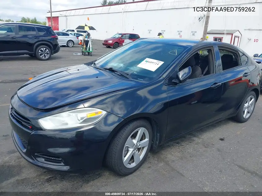 2014 DODGE DART VIN 1C3CDFAA9ED759262 — фото 2