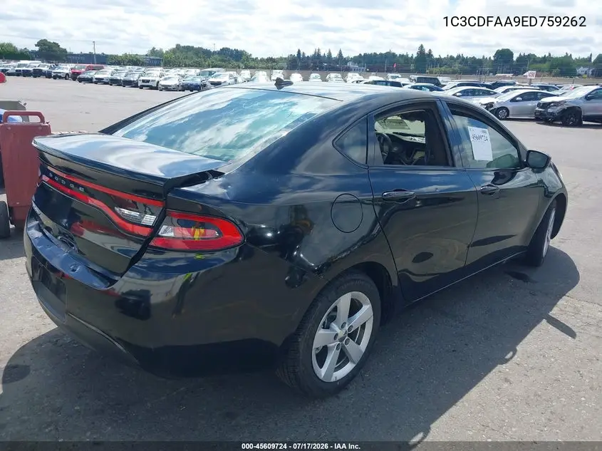 2014 DODGE DART VIN 1C3CDFAA9ED759262 — фото 4