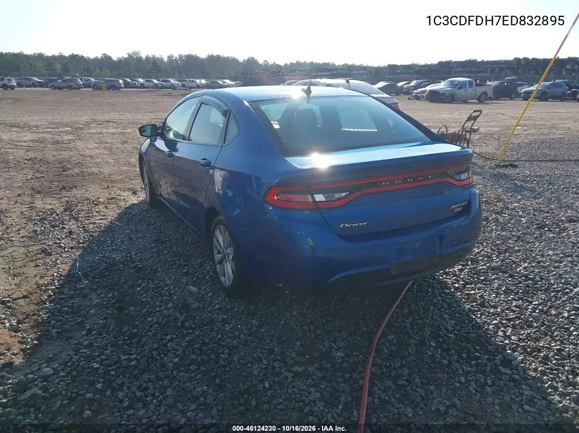 2014 DODGE DART VIN 1C3CDFDH7ED832895 — фото 3