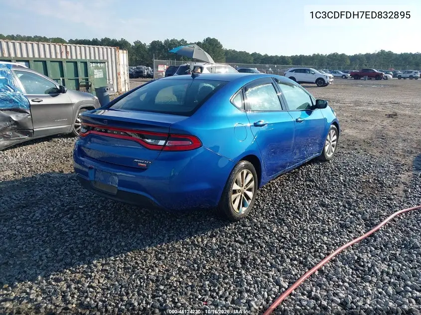 2014 DODGE DART VIN 1C3CDFDH7ED832895 — фото 4