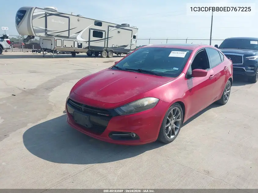 2014 DODGE DART VIN 1C3CDFBB0ED767225 — фото 2