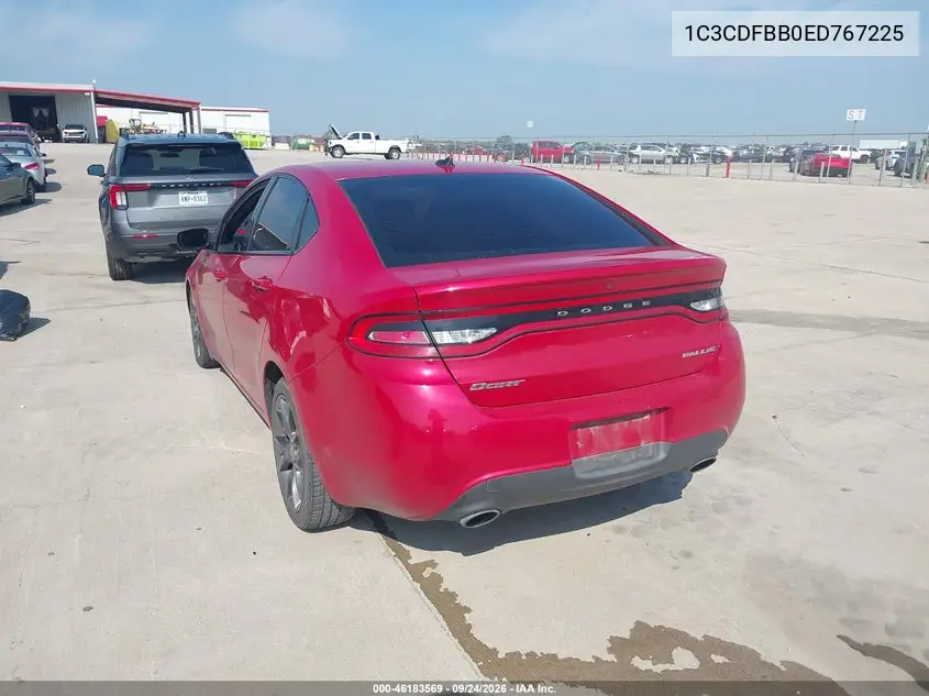 2014 DODGE DART VIN 1C3CDFBB0ED767225 — фото 3
