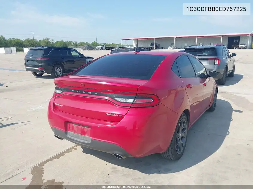2014 DODGE DART VIN 1C3CDFBB0ED767225 — фото 4