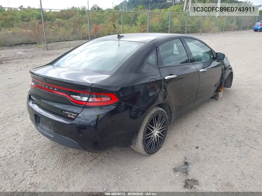 2014 DODGE DART VIN 1C3CDFCB9ED743911 — фото 4