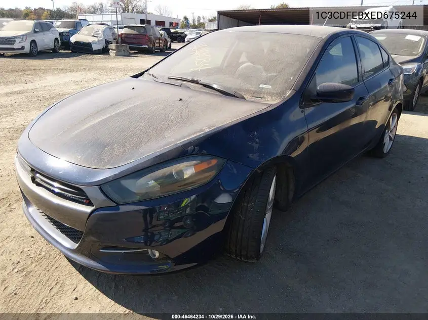 2014 DODGE DART VIN 1C3CDFEBXED675244 — фото 2