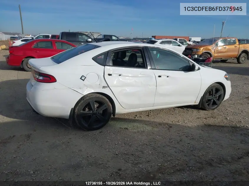 2015 DODGE DART VIN 1C3CDFEB6FD375945 — фото 14
