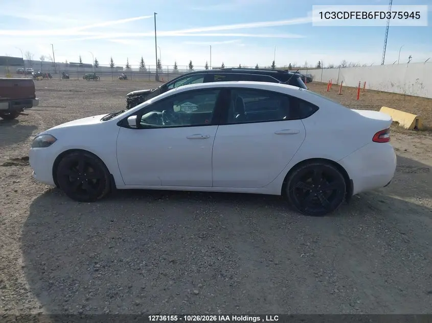 2015 DODGE DART VIN 1C3CDFEB6FD375945 — фото 15