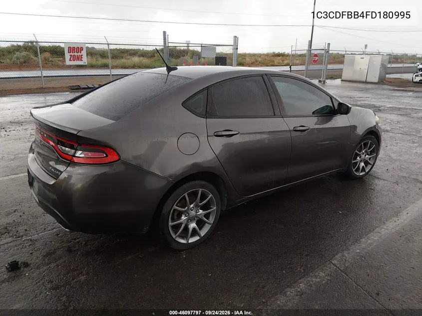 2015 DODGE DART VIN 1C3CDFBB4FD180995 — фото 4