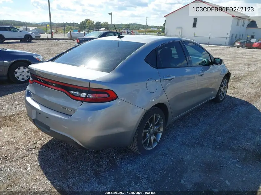 2015 DODGE DART VIN 1C3CDFBB6FD242123 — фото 4
