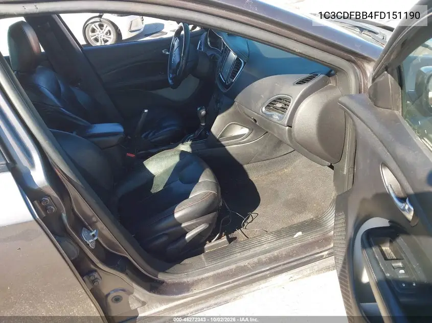 2015 DODGE DART VIN 1C3CDFBB4FD151190 — фото 5