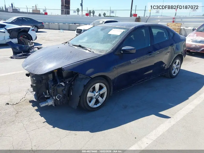 2015 DODGE DART VIN 1C3CDFBB2FD187072 — фото 2