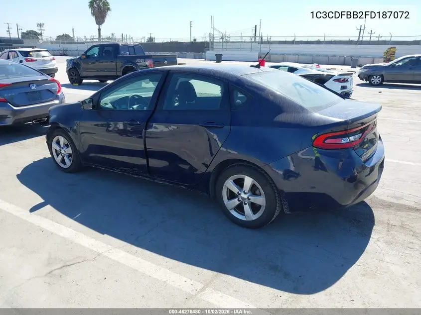 2015 DODGE DART VIN 1C3CDFBB2FD187072 — фото 3