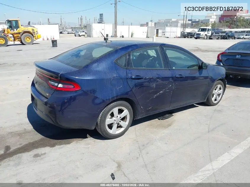 2015 DODGE DART VIN 1C3CDFBB2FD187072 — фото 4