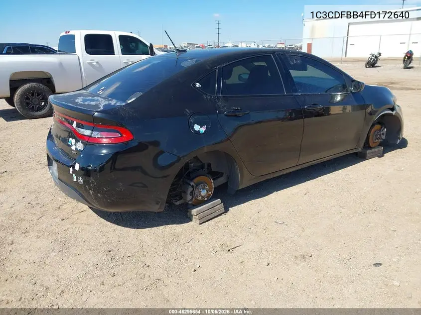 2015 DODGE DART VIN 1C3CDFBB4FD172640 — фото 4