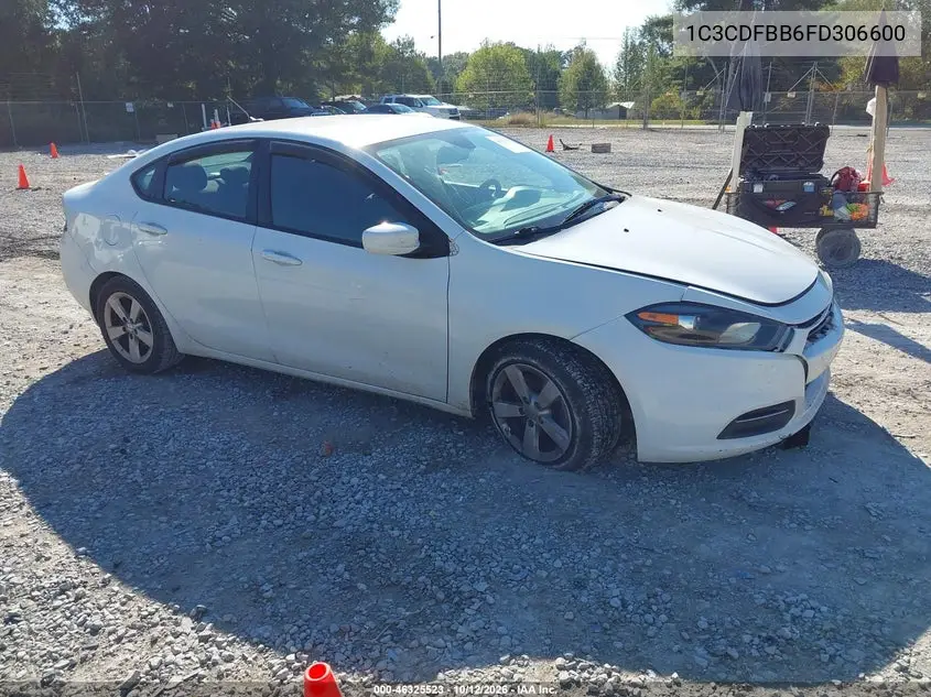 DODGE DART 2015, VIN 1C3CDFBB6FD306600