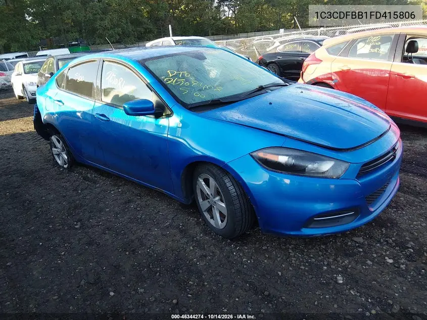 DODGE DART 2015, VIN 1C3CDFBB1FD415806