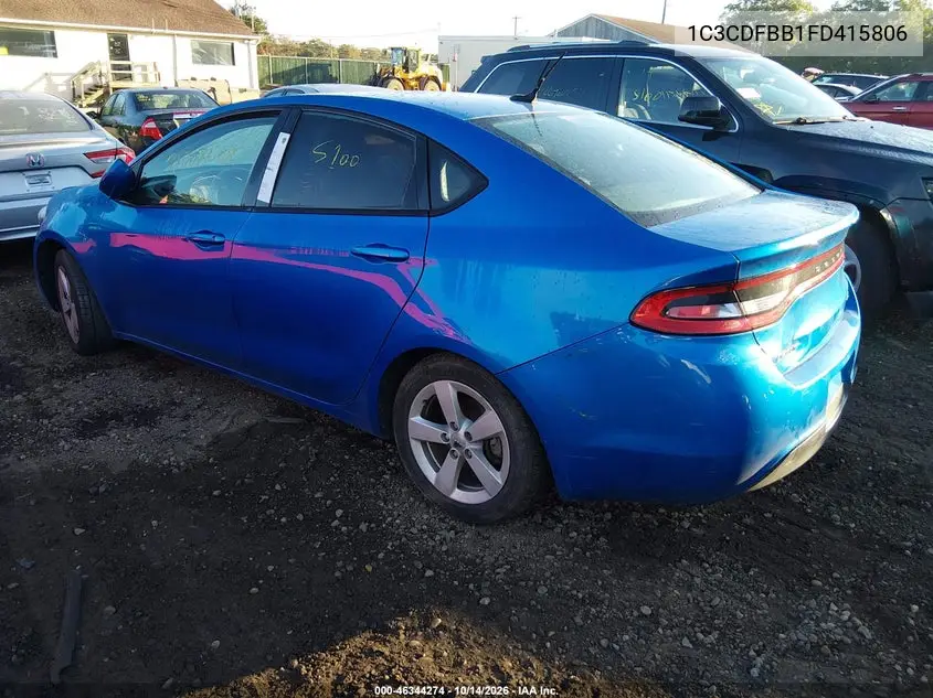 2015 DODGE DART VIN 1C3CDFBB1FD415806 — фото 3