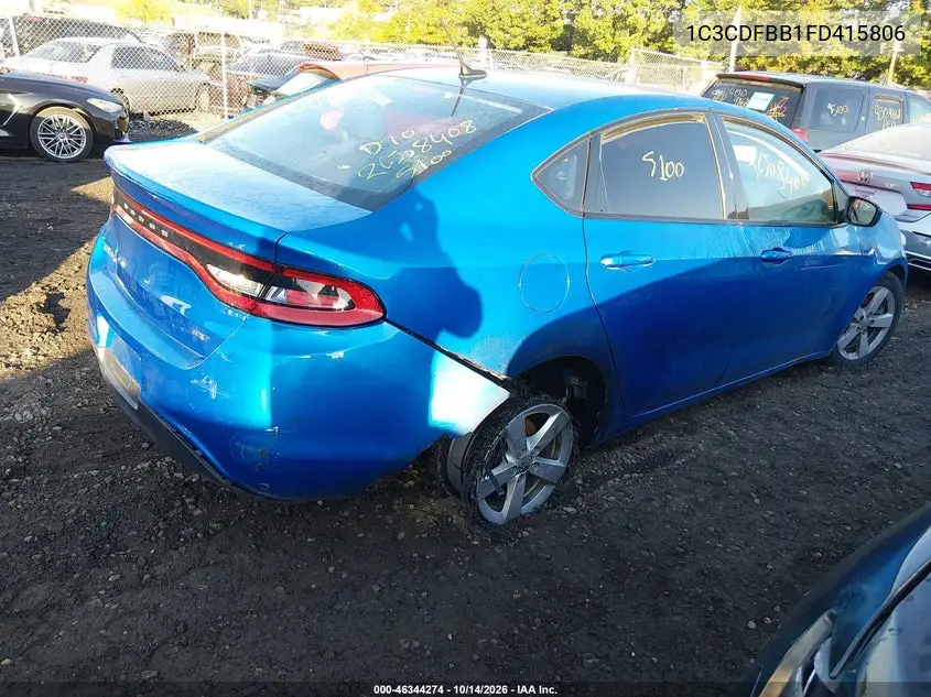 2015 DODGE DART VIN 1C3CDFBB1FD415806 — фото 4
