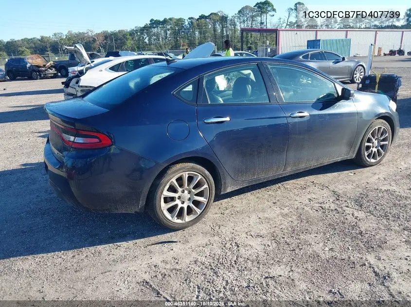 2015 DODGE DART VIN 1C3CDFCB7FD407739 — фото 4