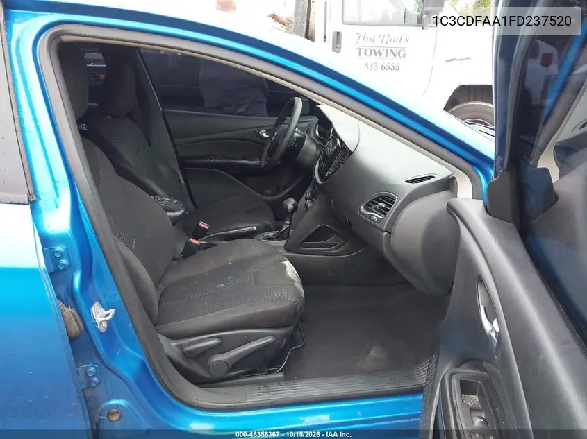 2015 DODGE DART VIN 1C3CDFAA1FD237520 — фото 5