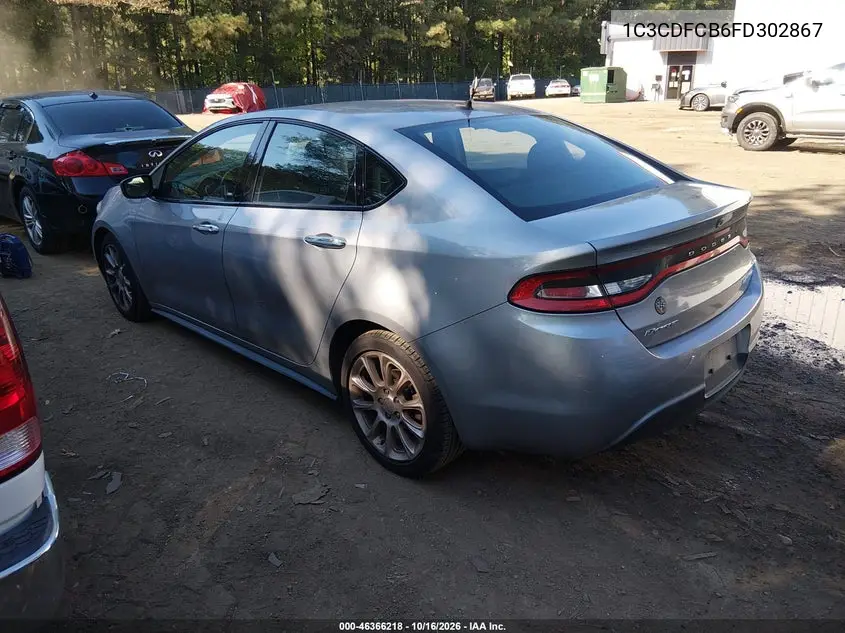 2015 DODGE DART VIN 1C3CDFCB6FD302867 — фото 3