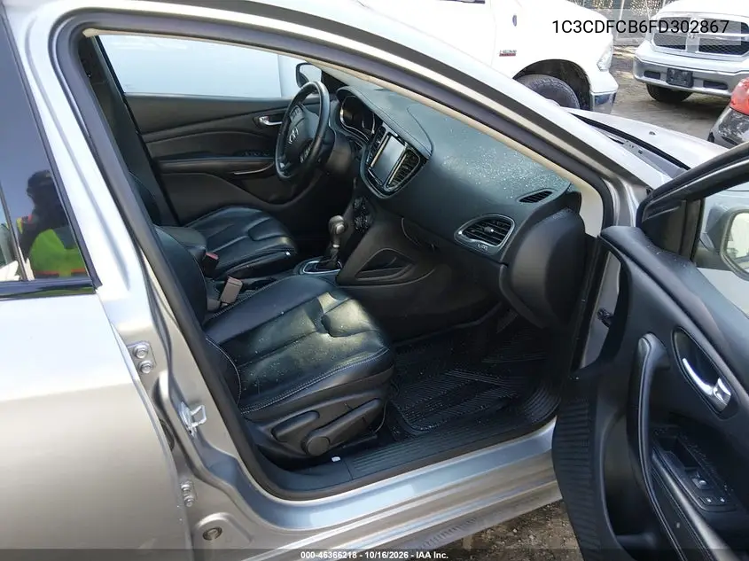2015 DODGE DART VIN 1C3CDFCB6FD302867 — фото 5