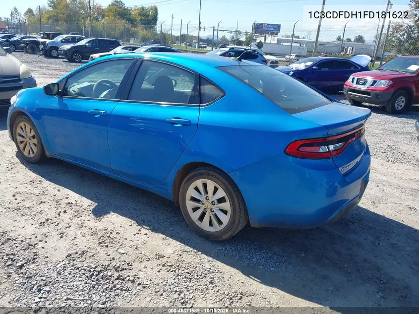 2015 DODGE DART VIN 1C3CDFDH1FD181622 — фото 3