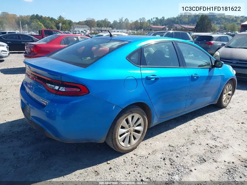 2015 DODGE DART VIN 1C3CDFDH1FD181622 — фото 4