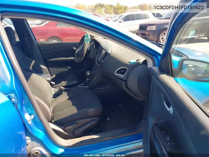 2015 DODGE DART VIN 1C3CDFDH1FD181622 — фото 5