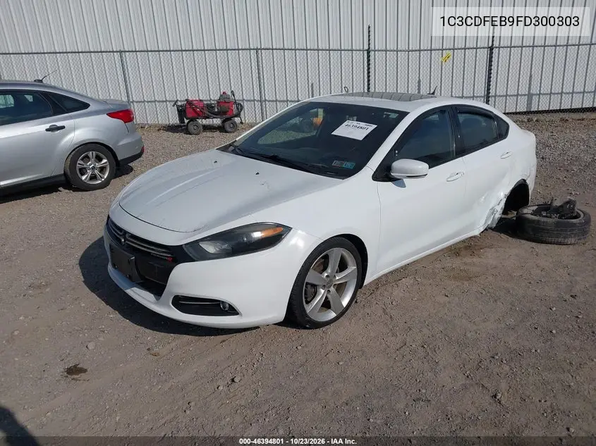 2015 DODGE DART VIN 1C3CDFEB9FD300303 — фото 2
