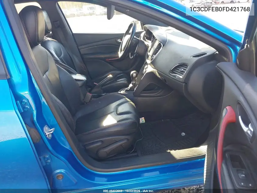 2015 DODGE DART VIN 1C3CDFEB0FD421768 — фото 5