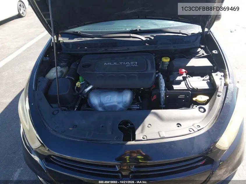 2015 DODGE DART VIN 1C3CDFBB8FD369469 — фото 10