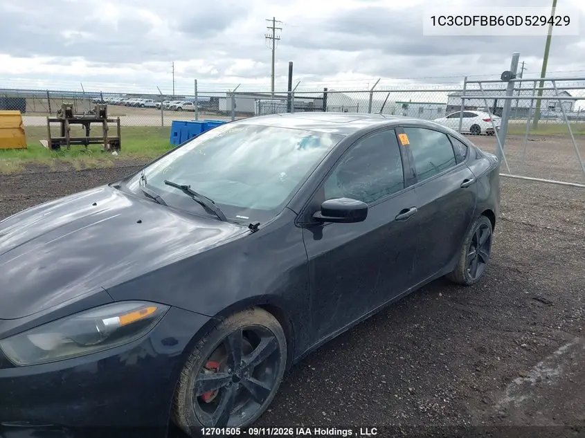 2016 DODGE DART VIN 1C3CDFBB6GD529429 — фото 6