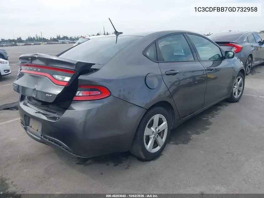 2016 DODGE DART VIN 1C3CDFBB7GD732958 — фото 4