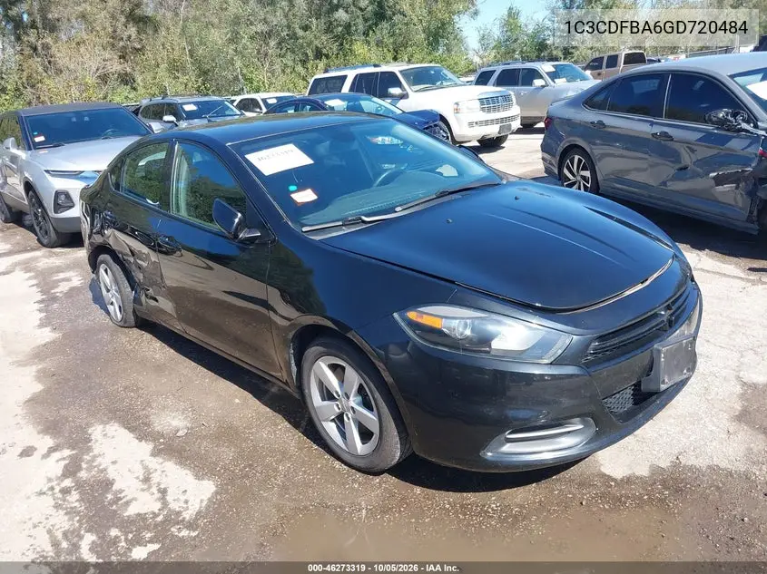 DODGE DART 2016, VIN 1C3CDFBA6GD720484