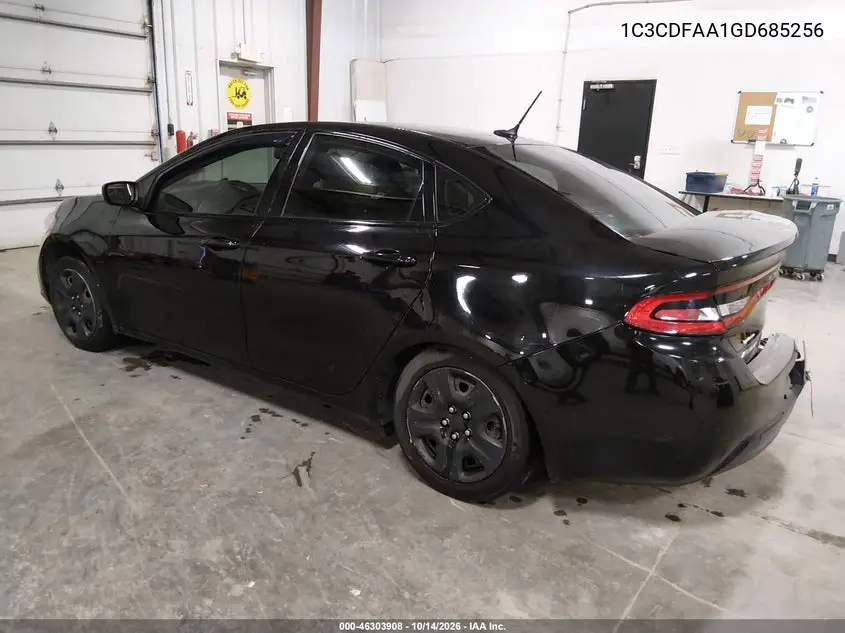 2016 DODGE DART VIN 1C3CDFAA1GD685256 — фото 3