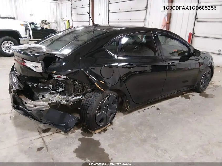 2016 DODGE DART VIN 1C3CDFAA1GD685256 — фото 4