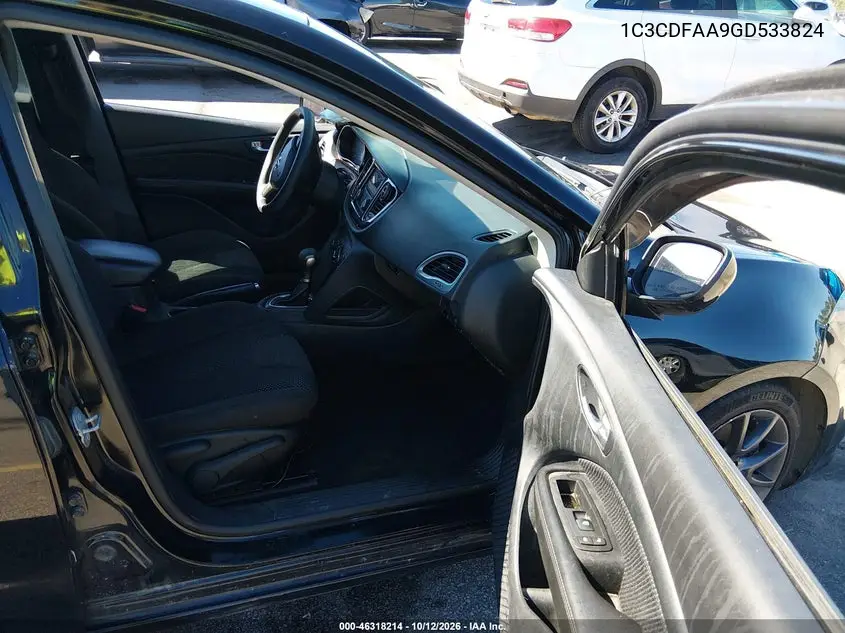 2016 DODGE DART VIN 1C3CDFAA9GD533824 — фото 5
