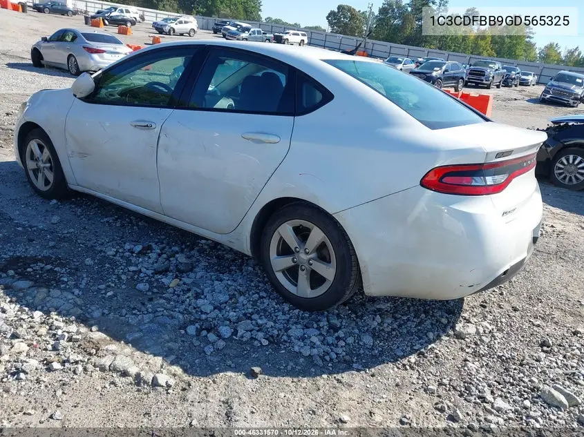 2016 DODGE DART VIN 1C3CDFBB9GD565325 — фото 3