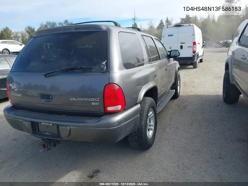 2003 DODGE DURANGO VIN 1D4HS48N13F568153 — фото 4