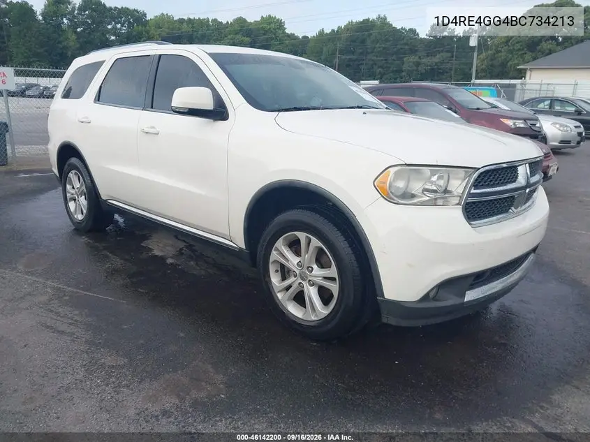 DODGE DURANGO 2011, VIN 1D4RE4GG4BC734213