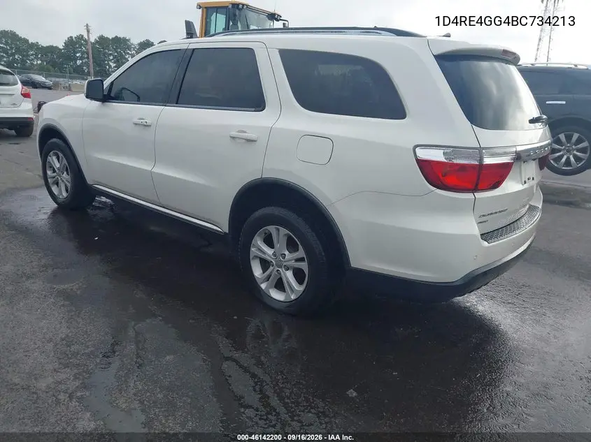 2011 DODGE DURANGO VIN 1D4RE4GG4BC734213 — фото 3