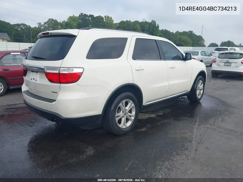 2011 DODGE DURANGO VIN 1D4RE4GG4BC734213 — фото 4