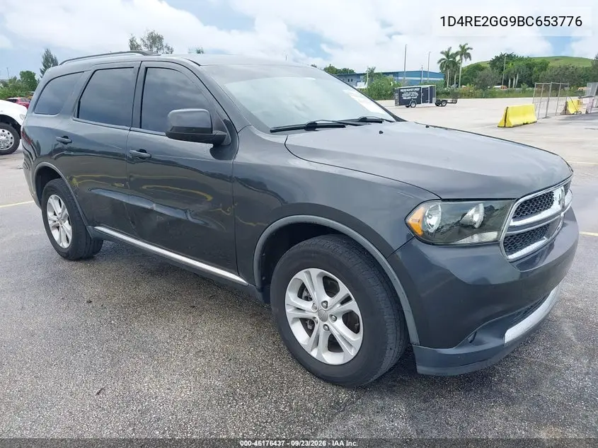 DODGE DURANGO 2011, VIN 1D4RE2GG9BC653776