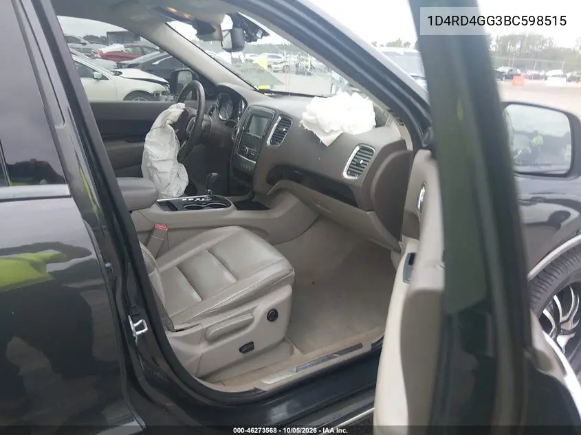 2011 DODGE DURANGO VIN 1D4RD4GG3BC598515 — фото 5